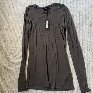 Liebeskind Berlin stone grey long sleeve tee